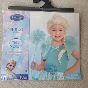 Child's Disney Frozen Blue 1 Piece Shrug Halloween Accessory girls costume